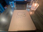 Settling in and getting ready to order our first round at C3 Bar.
