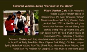 Pinoy Garden Cafe Mobile in Bloomington, Indiana